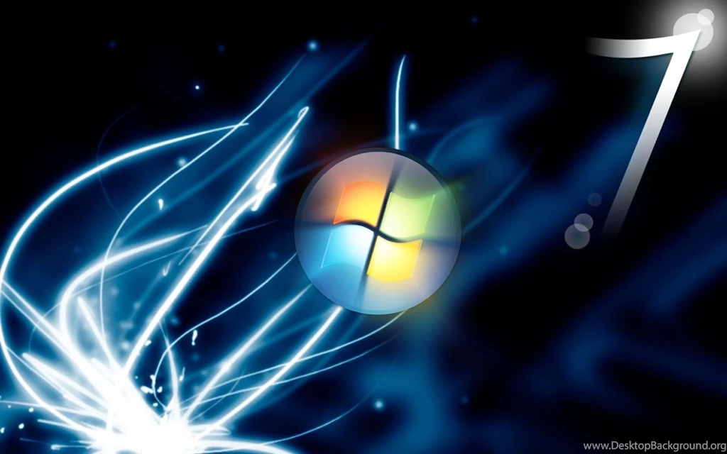 Windows7 Blue Sparks Wallpapers