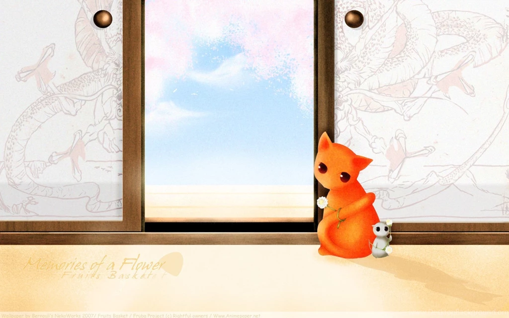 Cat, And Rat Fruits Basket Wallpapers (11868181) Fanpop