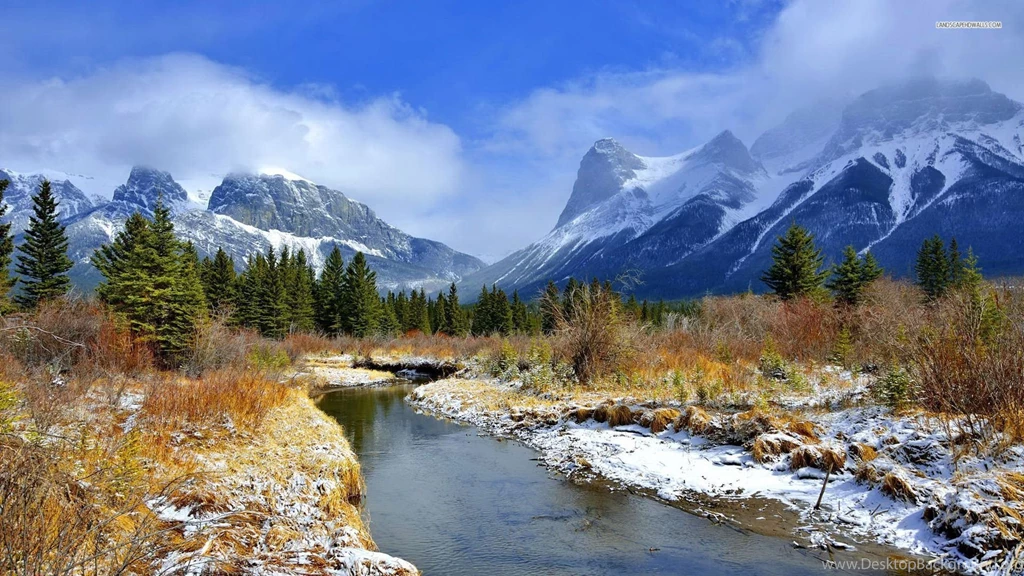 Winter In The Rocky Mountains Wallpapers