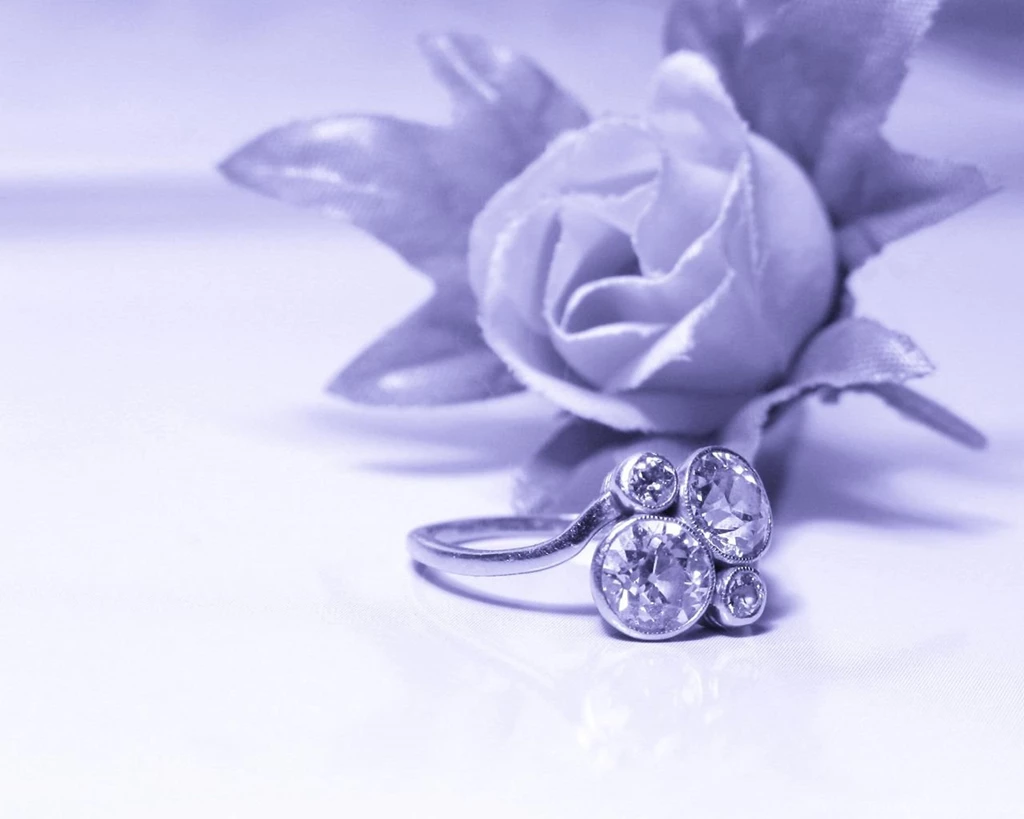 Purple Wedding Rings Backgrounds