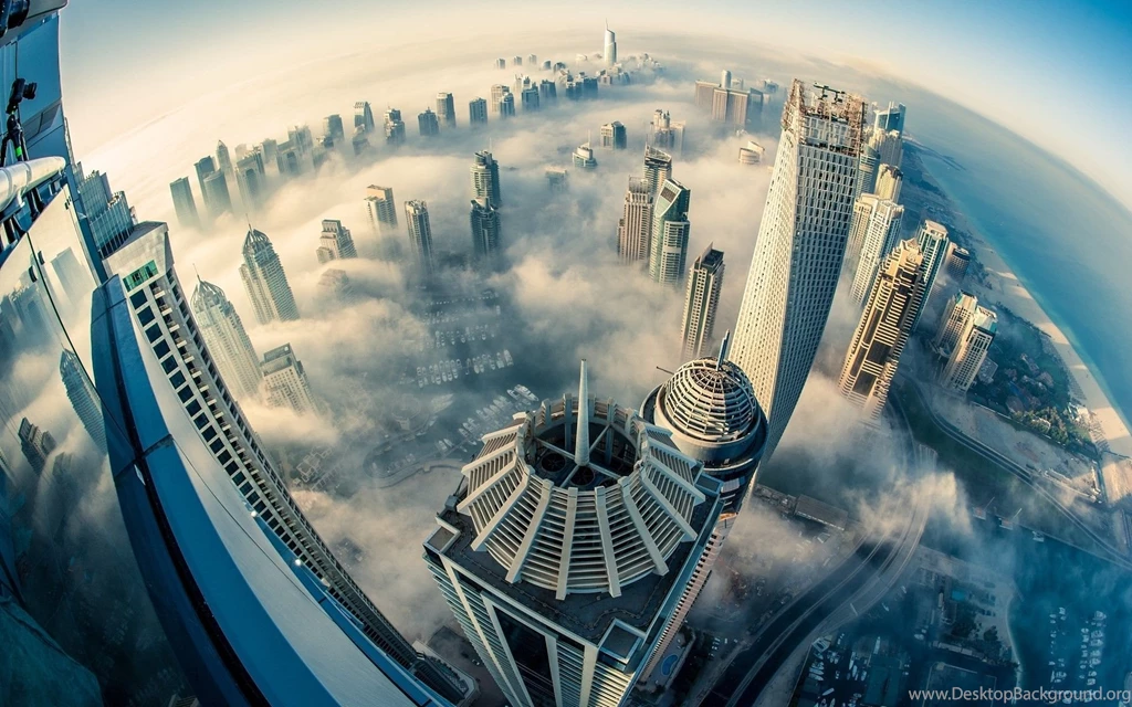 Dubai Buildings City Sea Fog Metropolis Cityscape Cover Photo ...