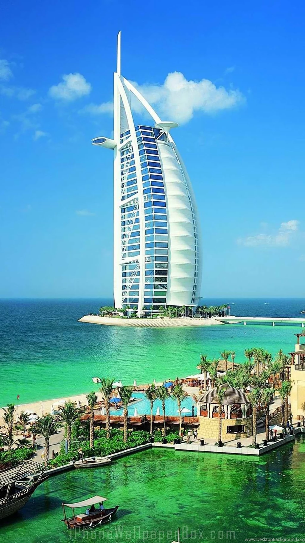 Dubai Burj Al Arab iPhone 5 6 Wallpapers / IPod Wallpapers