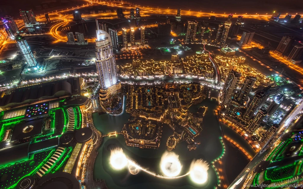 Dubai Night Light Wallpapers 2560x1600 4283616
