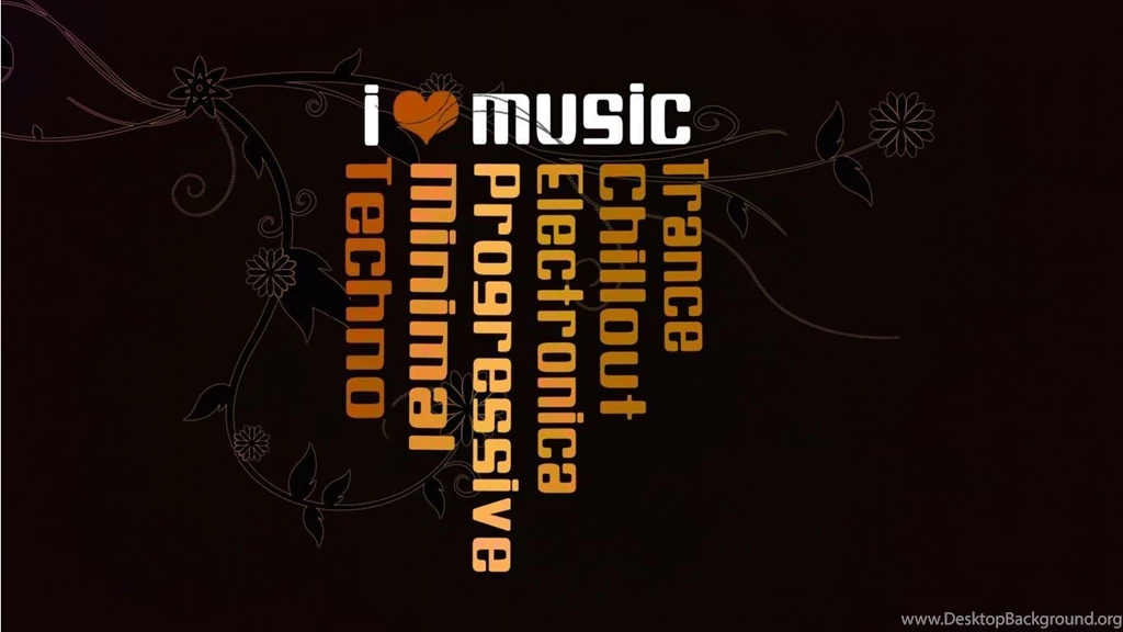 1366x768 I Heart Music Wallpaper, Music And Dance Wallpapers