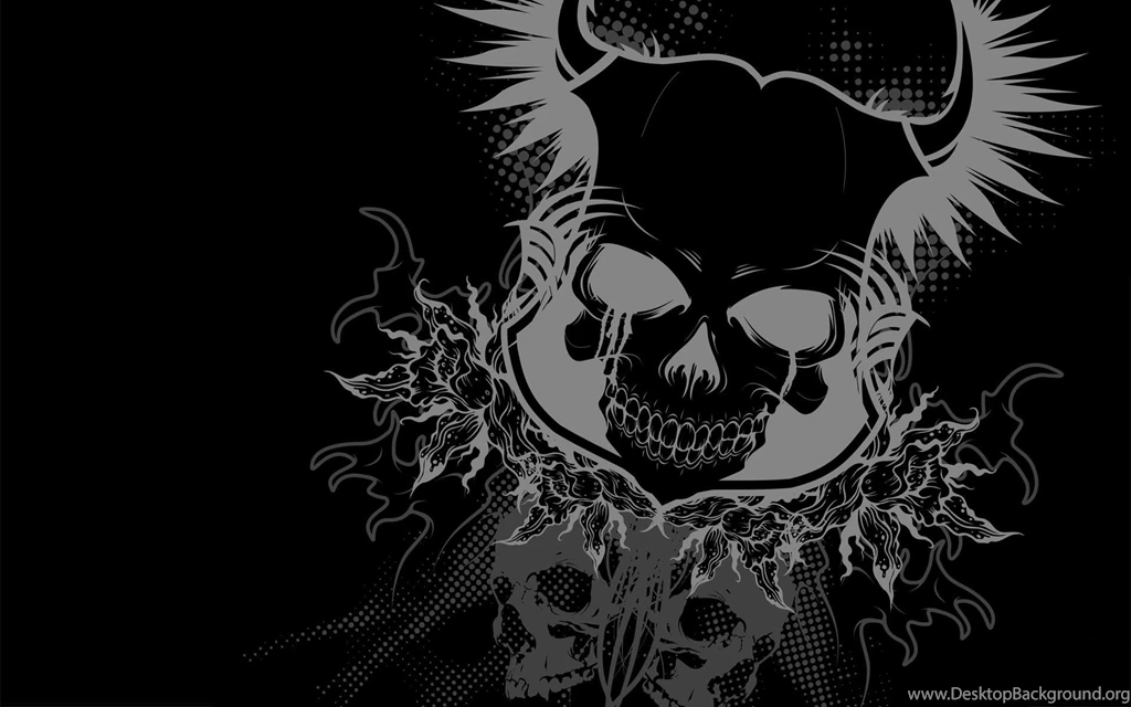 Black Dark Skull Devil Wallpapers Picture 2138