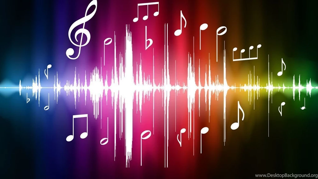 1366x768 Music, Notes, Color, Abstraction, Music Wallpapers And ...