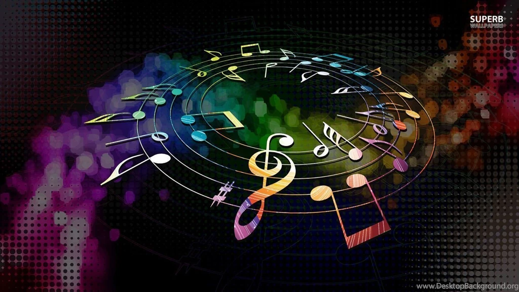 Colorful Musical Notes Wallpapers Music Wallpapers