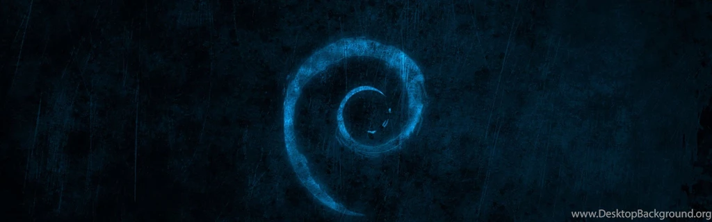 Download Wallpapers 3840x1200 Linux, Debian, Brand, Logo, Spiral ...