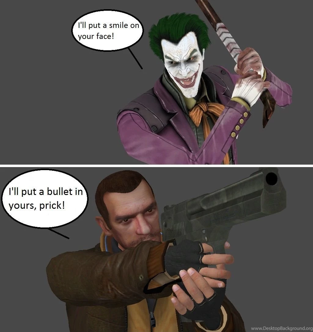 Injustice: The Joker Vs Niko Bellic By XXTrettaXx On DeviantArt