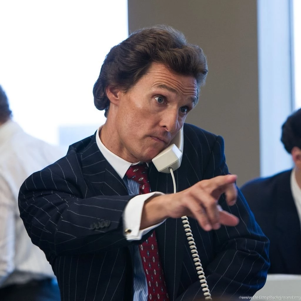 Download Matthew McConaughey On The Phone Wallpapers For IPad