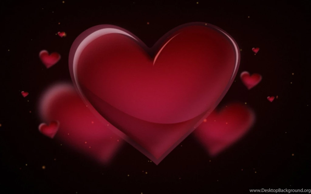 3D Red Love Heart Wallpapers HD