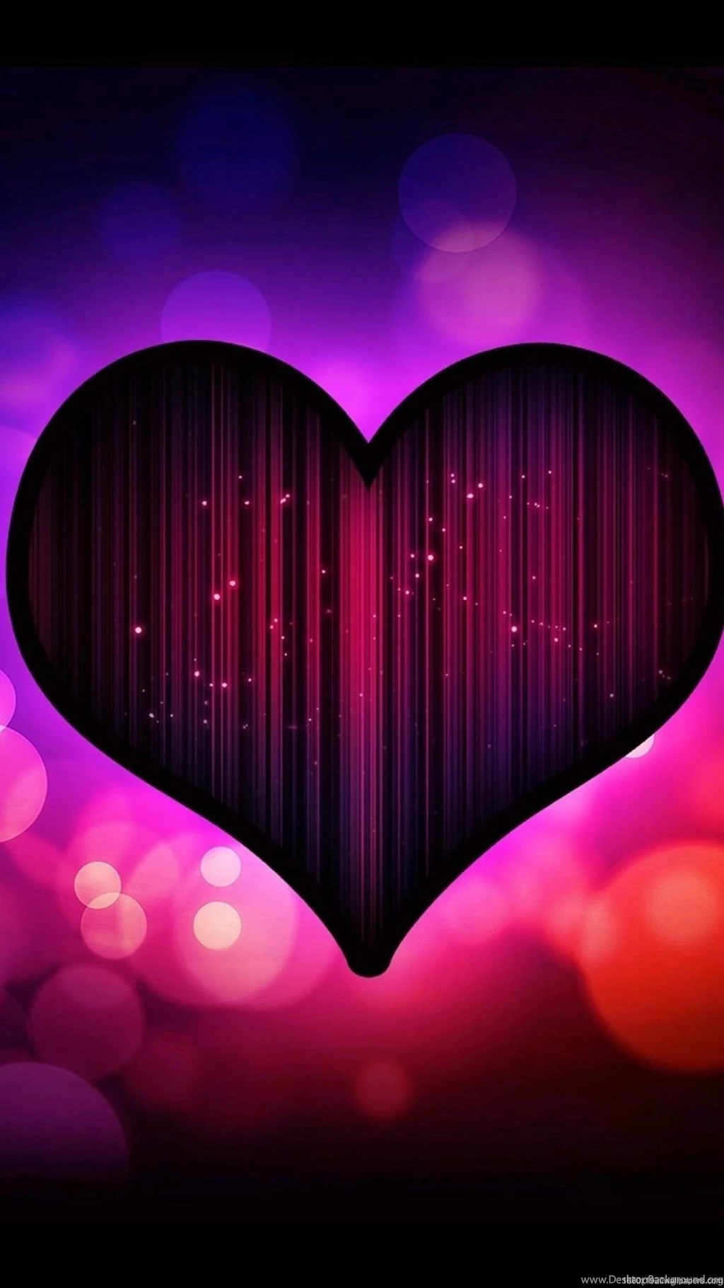 1080x1920 Abstract Cool Circle Heart Wallpapers HD