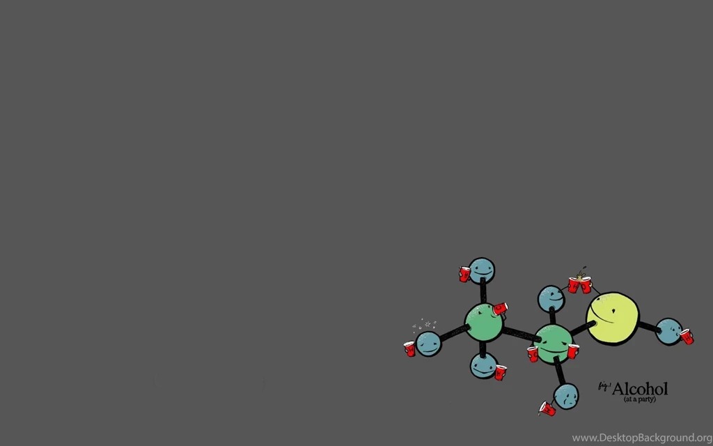 Funny Alcohol Molecule Wallpapers