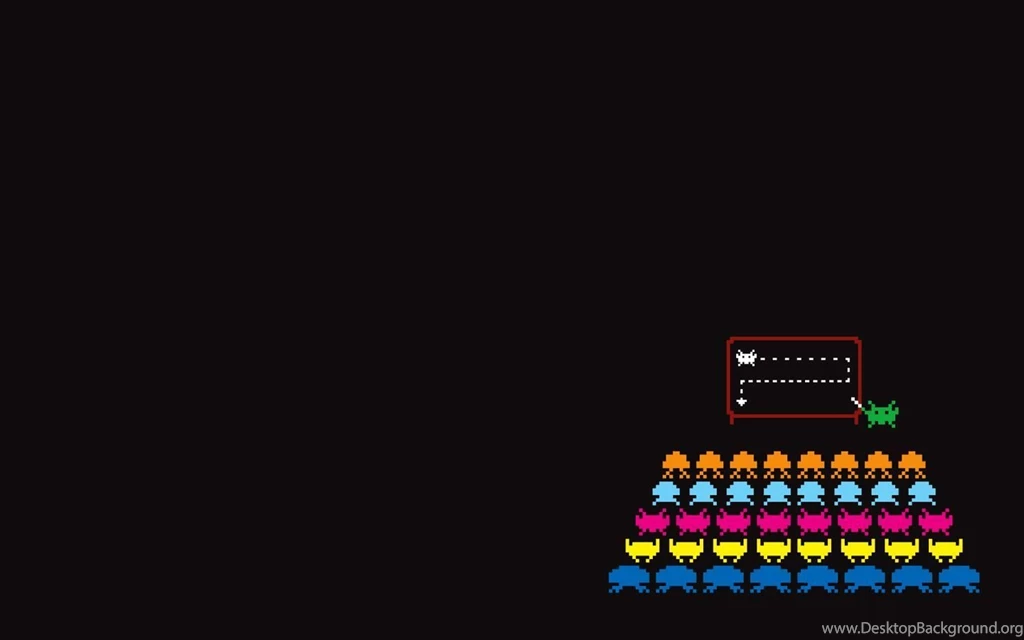 Funny Space Invaders Wallpapers