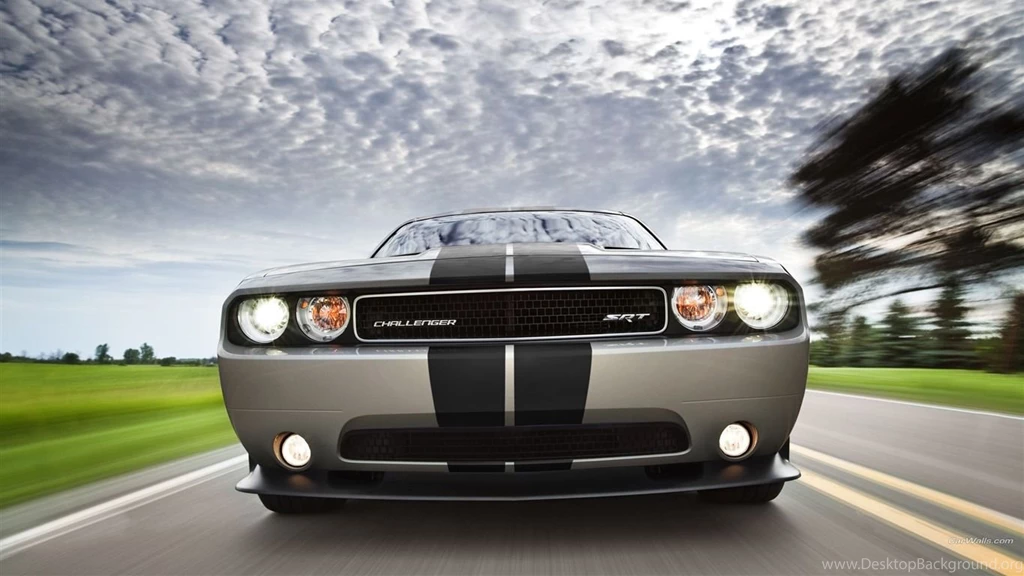 Silver Car Front Dodge Challenger SRT8 392 2012 Models HD ...