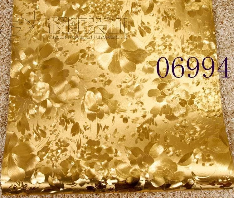 Compare Prices On Gold Foil Wallpaper Online Shopping/Buy Low ...
