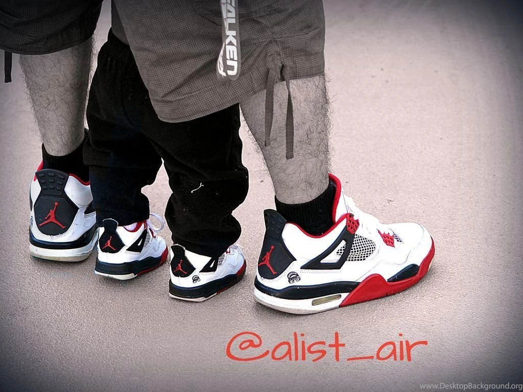 Father And Son Air Jordan 4 Mars Blackmon