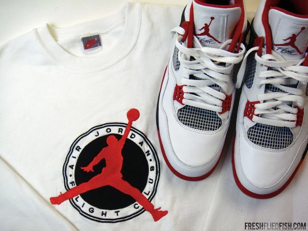 OG Nike Air Jordan Flight Club Sweatshirt / Mars Blackmon IVs ...