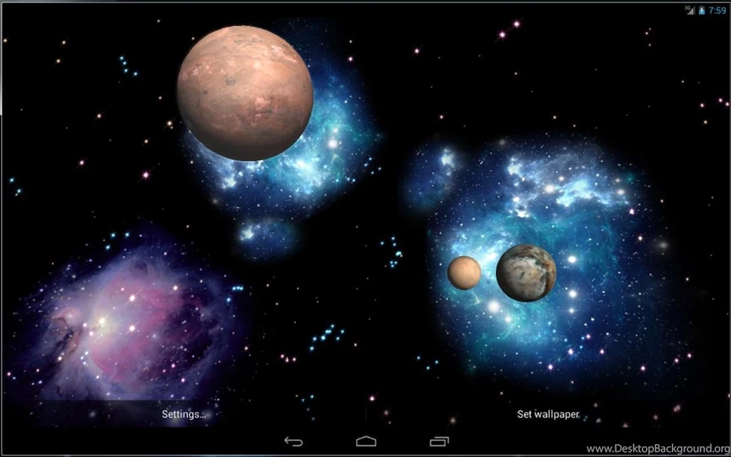 3D Space Live Wallpapers Android Apps And Tests AndroidPIT