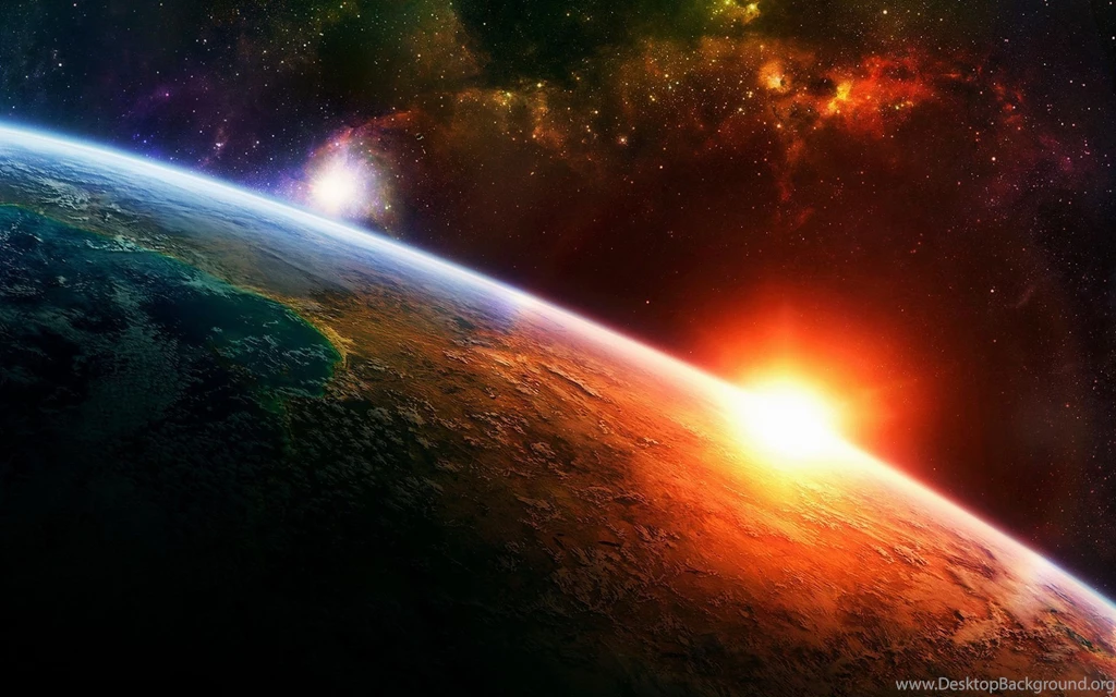 3D Space Scene Wallpapers