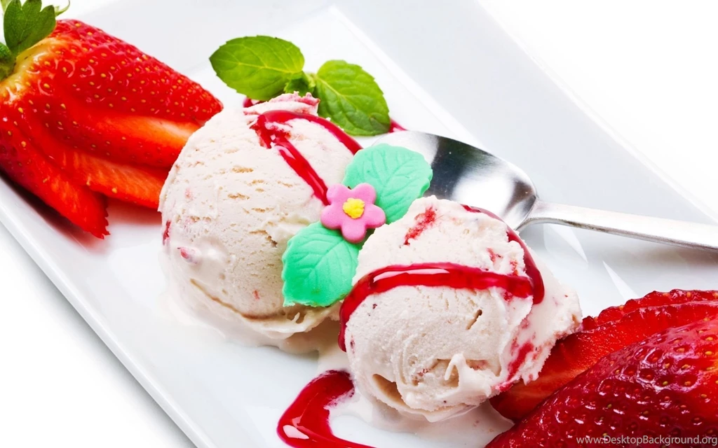 Strawberry Ice Cream Wallpapers