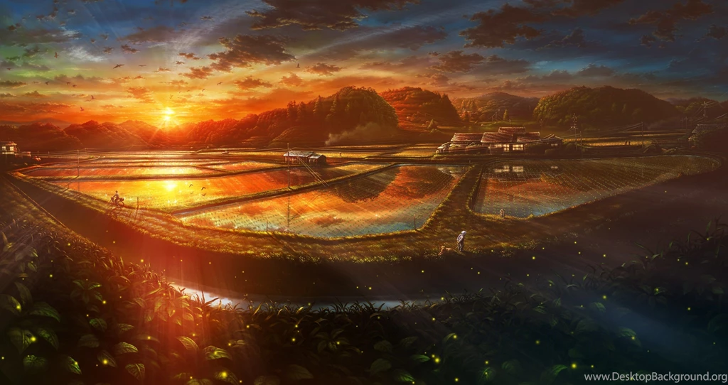 Anime Cityscape Wallpapers 3374x1787 (