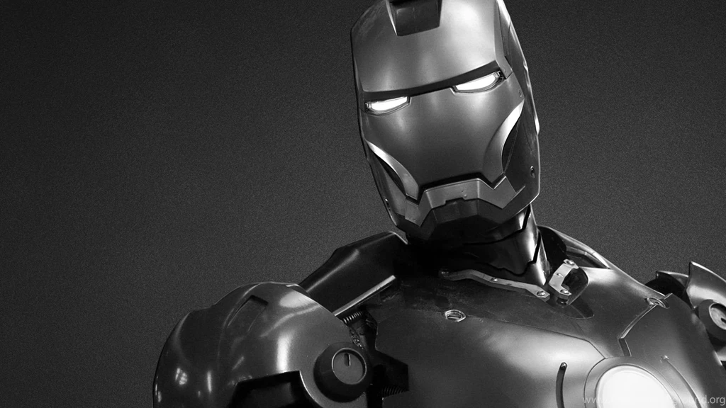1920x1080 Black And White Iron Man Desktop PC And Mac Wallpapers