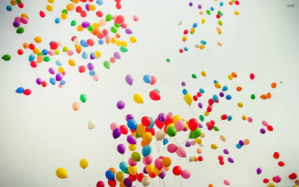 Colorful Balloons HD Desktop Mobile Wallpaper Backgrounds