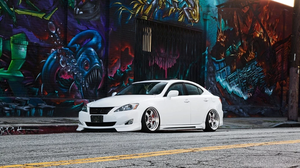 Cars Graffiti Roads Tuning Tuned Stance Lexus IS Wallpapers ...