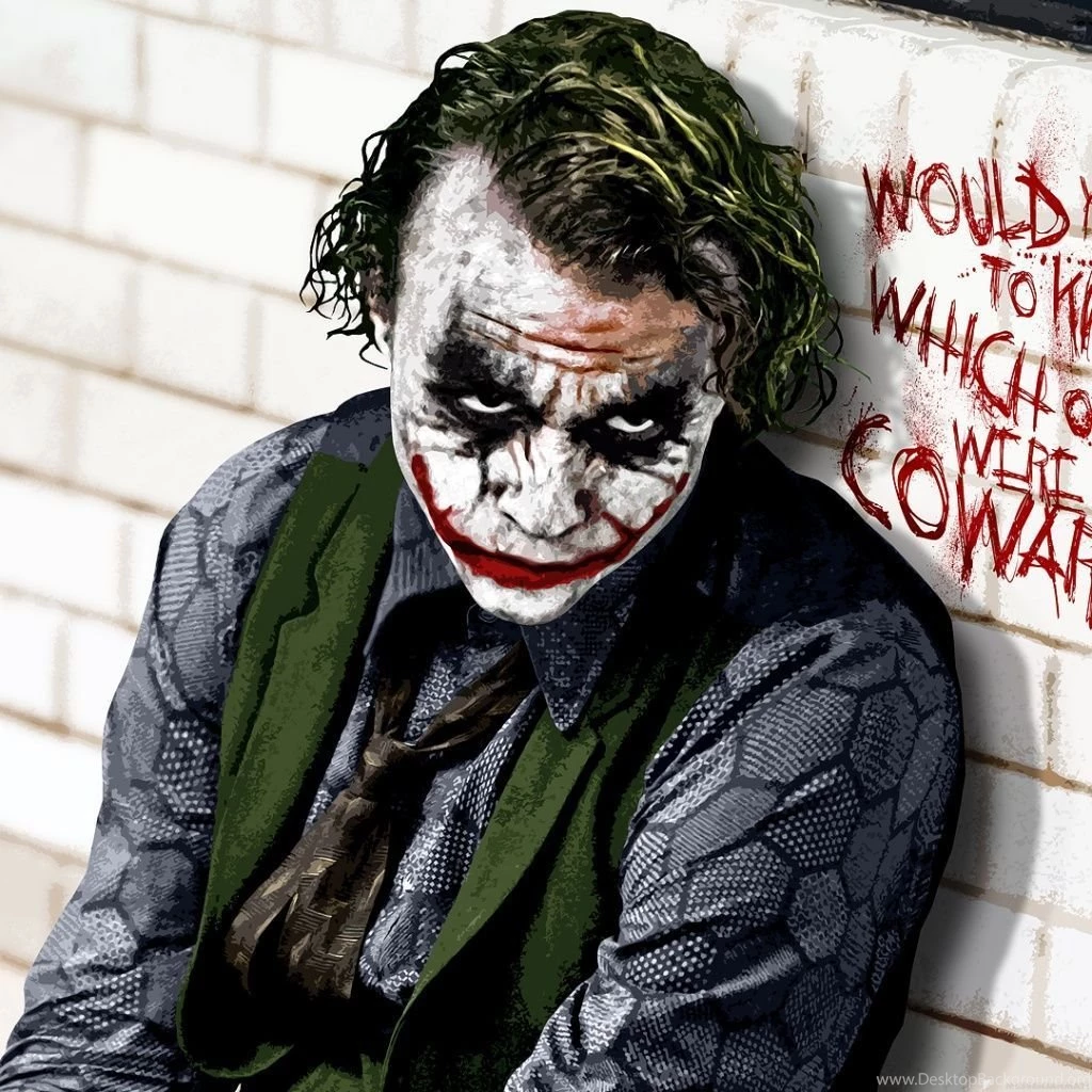 Heath Ledger Joker iPad 1 & 2 Wallpapers