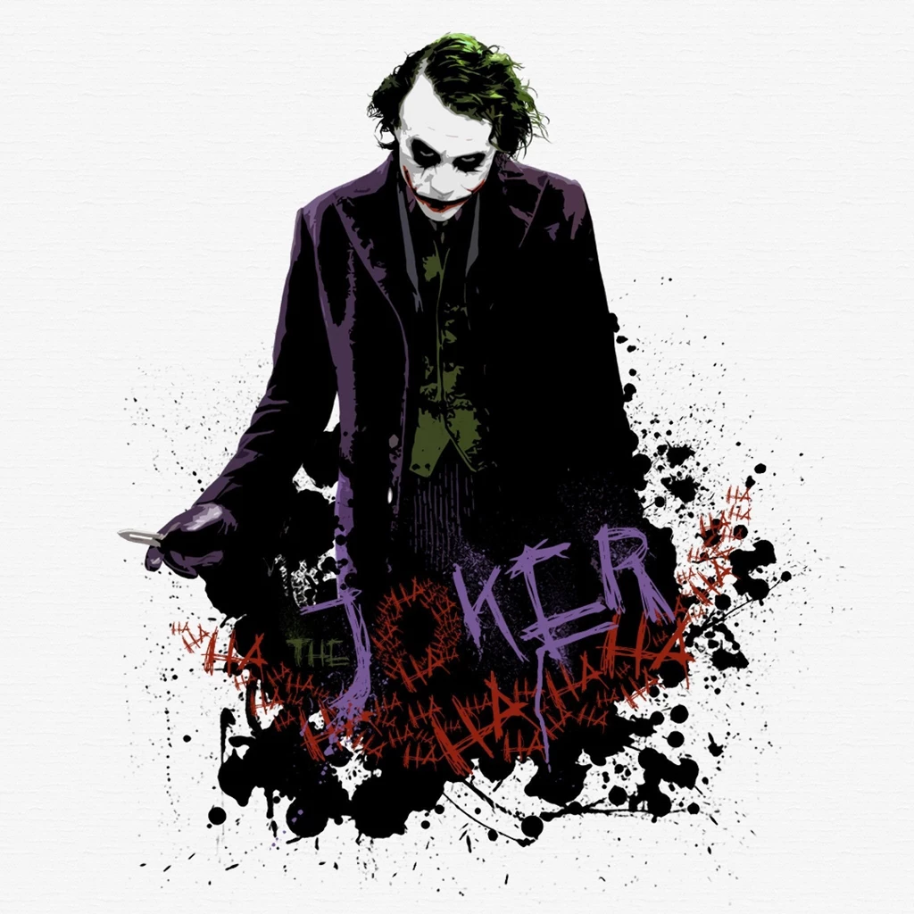 Heath Ledger Joker iPad 3,4 & Air Wallpapers