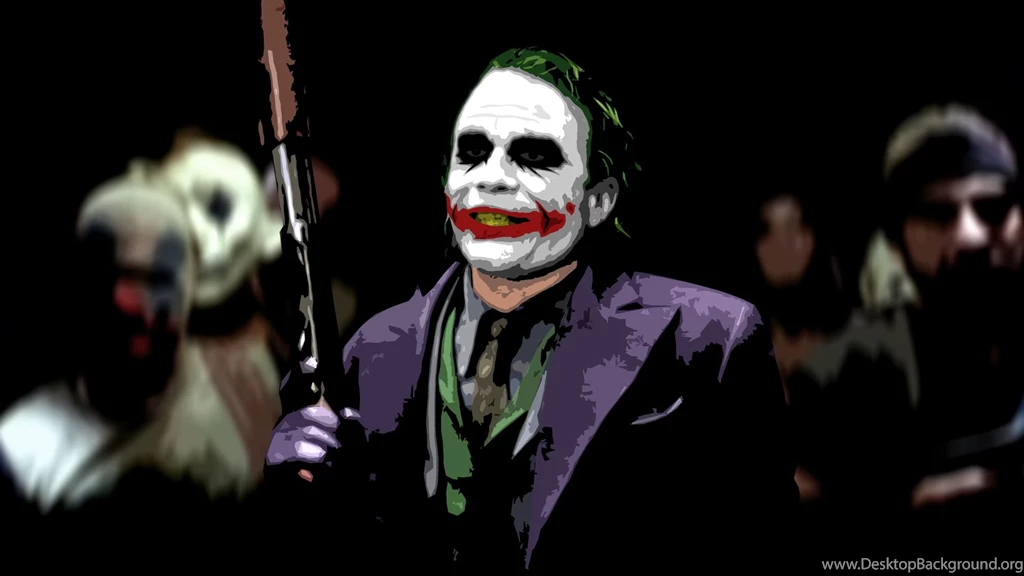 Dc Comics Heath Ledger The Dark Knight The Joker Guns Wallpapers ...