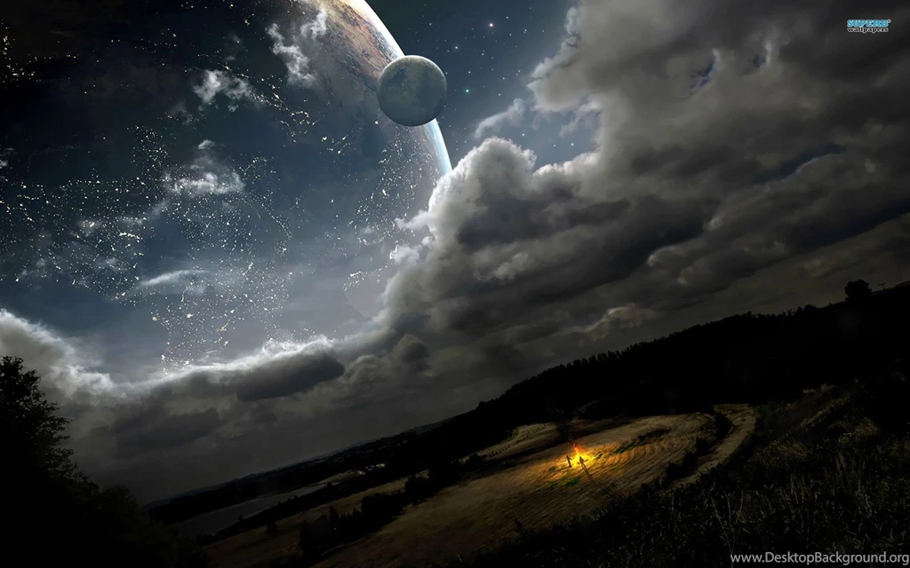 Fantastic Night Sky View Fantasy 1764762