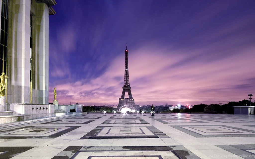 Eiffel Tower Monuments Paris French France Tower Europe Full HD ...