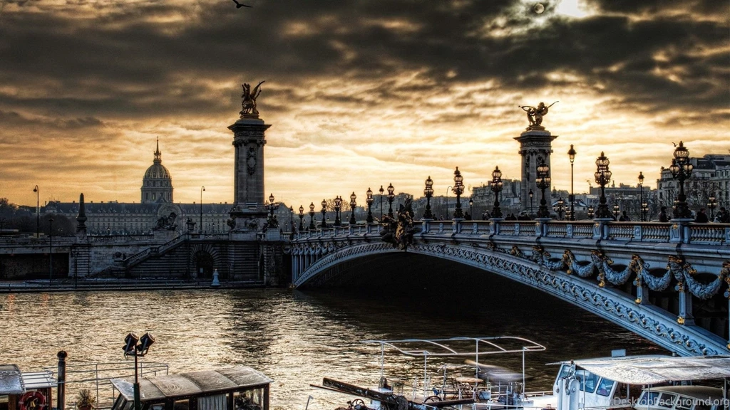 Seine Tag Wallpapers: Paris Seine River Houses Bridge Banks ...