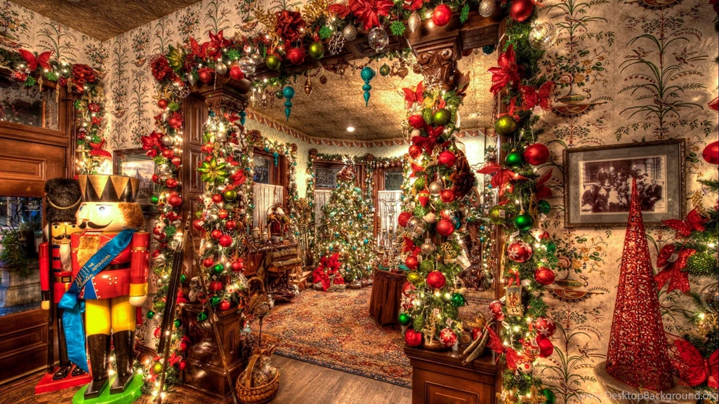 Download Wallpapers 3840x2160 Holiday, Christmas, Ornaments, Toys ...