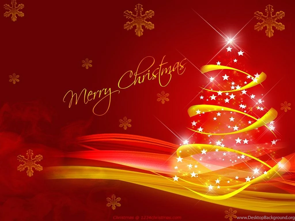 Red Christmas Tree Desktop Wallpaper.jpg