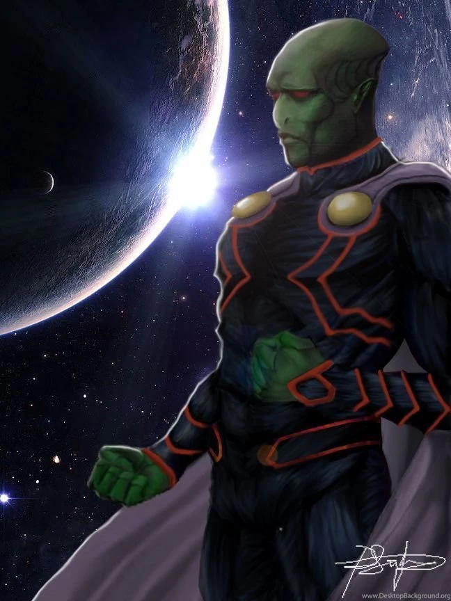 Martian Manhunter Colored By Juliusdean On DeviantArt