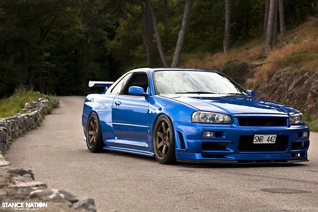 Nissan Skyline R34 Modified Wallpaper Desktop Background