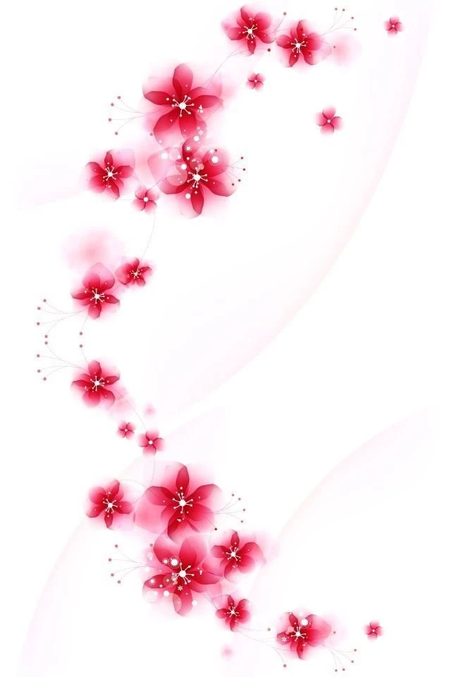 IPhone 4 Digital Flower Wallpaper Set 3 04.jpg