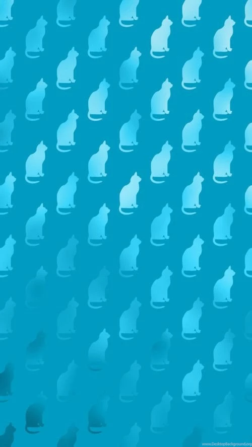 Free Glitter + Metallic Cat Pattern iPhone Wallpapers Silver ...