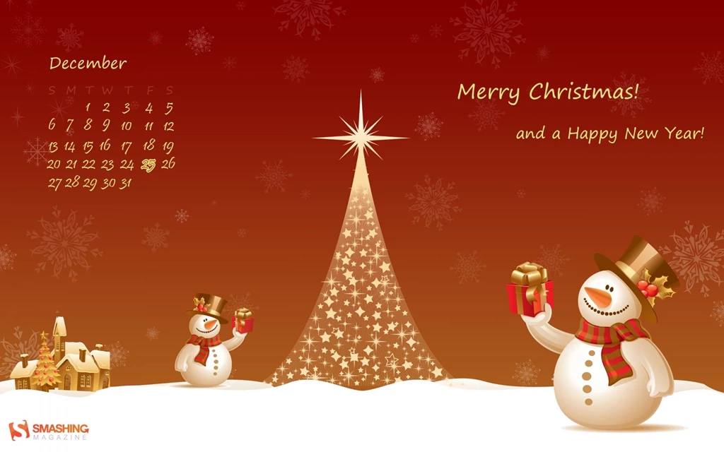Download Christmas Snowman Desktop Wallpapers