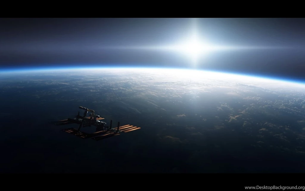 1440x900 Space Station Desktop PC And Mac Wallpapers