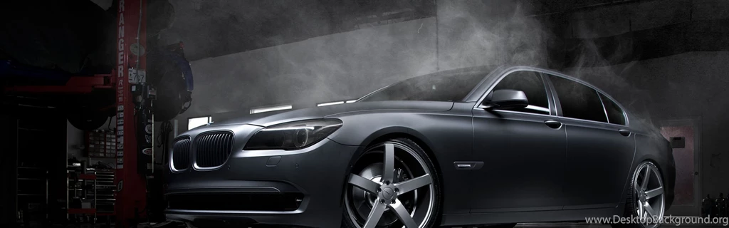 Download Wallpapers 3840x1200 Bmw, Car, Tuning, Garage, Wheels ...