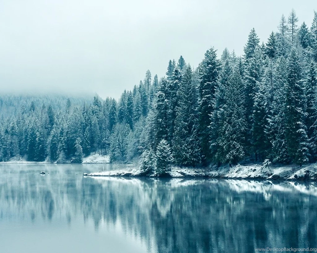 1280x1024 Winter Lake Wallpapers