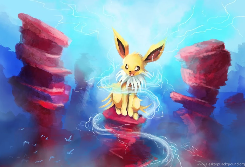 Pokemon Jolteon In Canion By Mikacavaloti On DeviantArt