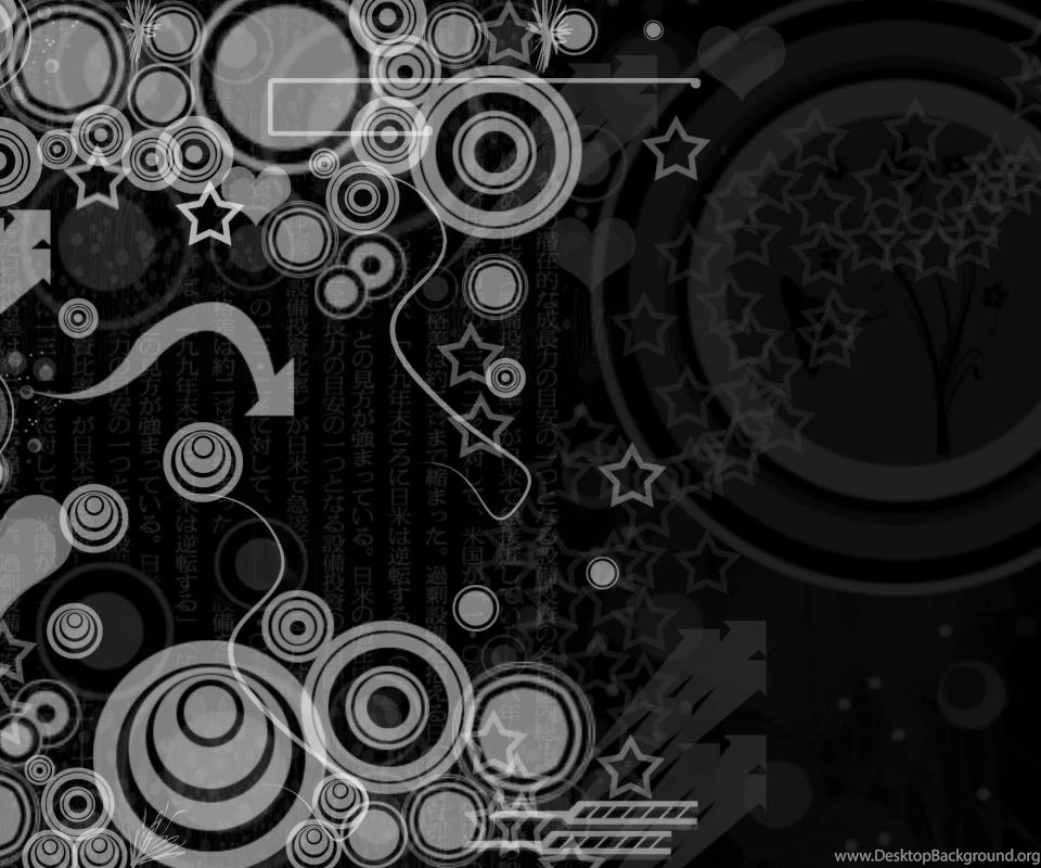 Cool Black White Vector High Definition : Desktopaper