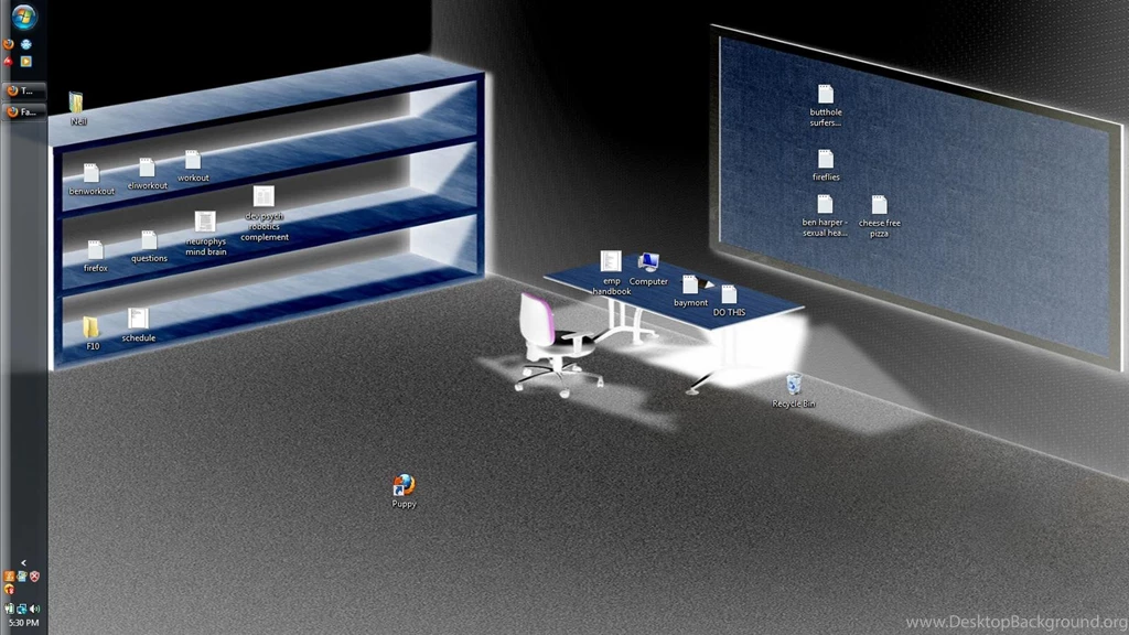 Updated Shelf Desktop Backgrounds For Arranging Your Icons ...