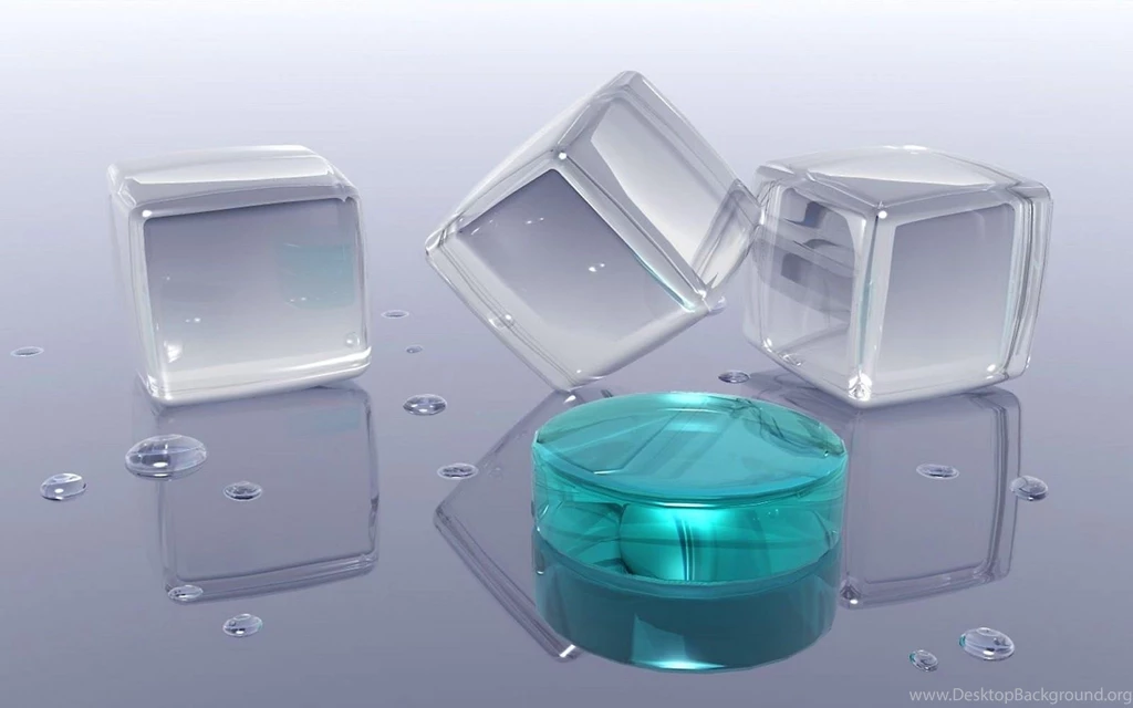 Wallpapers 3D Glass Shape Wallpapers Laptop Back