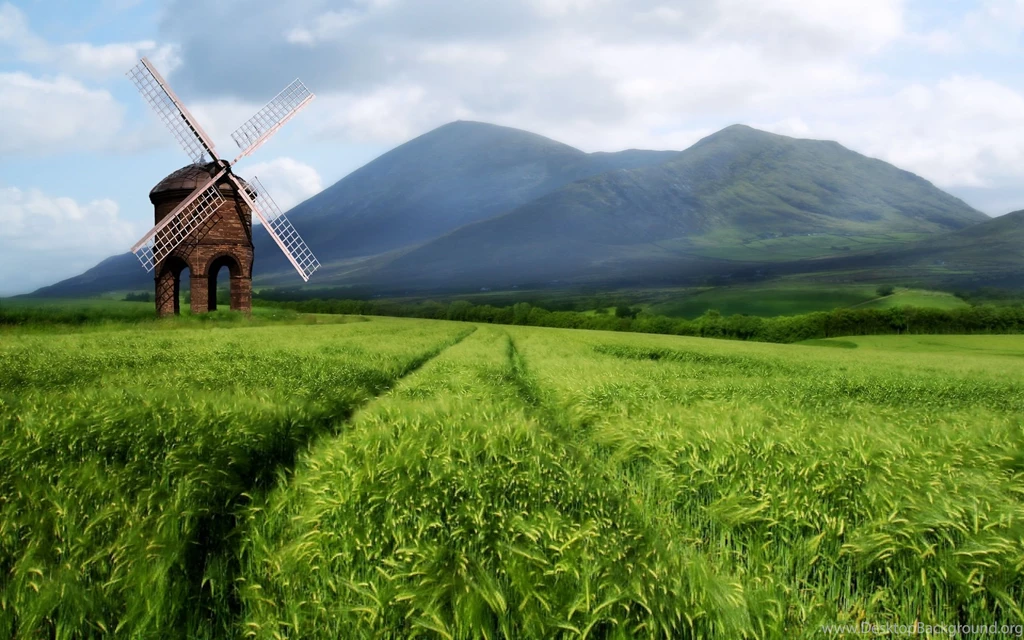 Field Mill Landscape Wallpapers